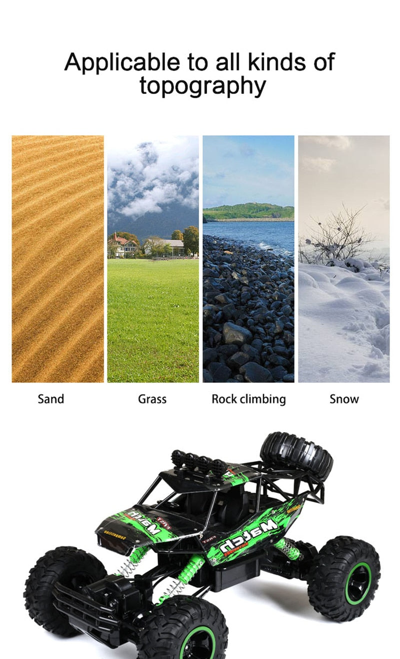 Remote Control 4x4 Off‑Road Monster Truck