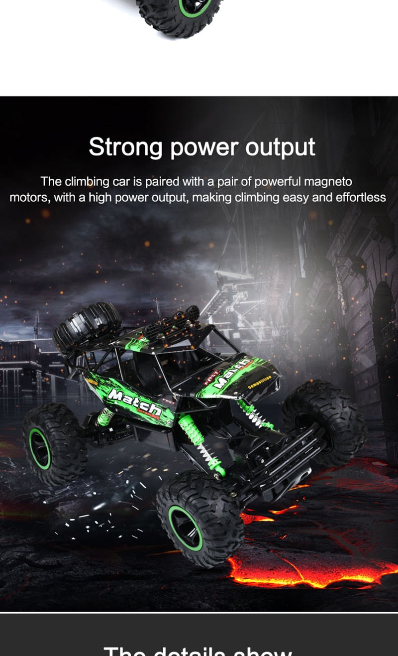 Remote Control 4x4 Off‑Road Monster Truck