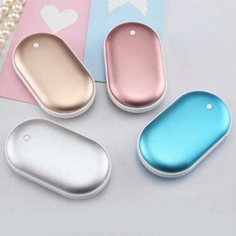 Rechargeable Hand Warmer Power Bank Quick Heat With USB-C Charging