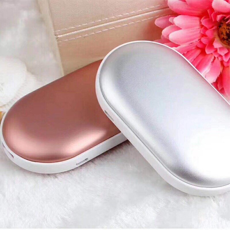 Rechargeable Hand Warmer Power Bank Quick Heat With USB-C Charging