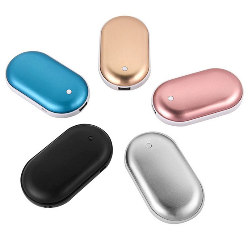Rechargeable Hand Warmer Power Bank Quick Heat With USB-C Charging