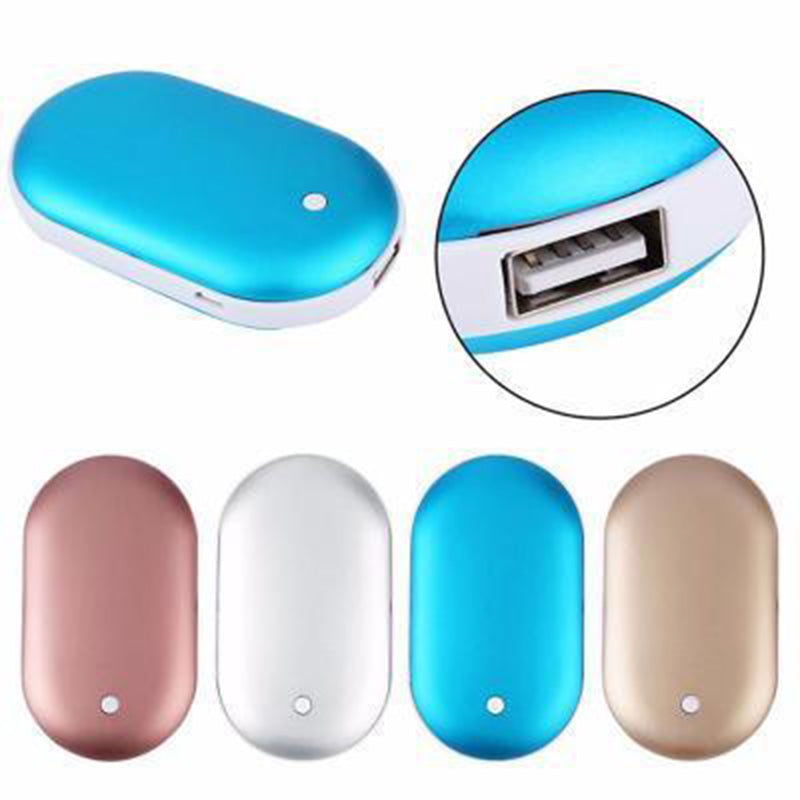 Rechargeable Hand Warmer Power Bank Quick Heat With USB-C Charging