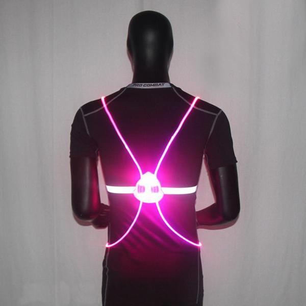 Reflective Lighted Safety Vest for Outdoor Activities