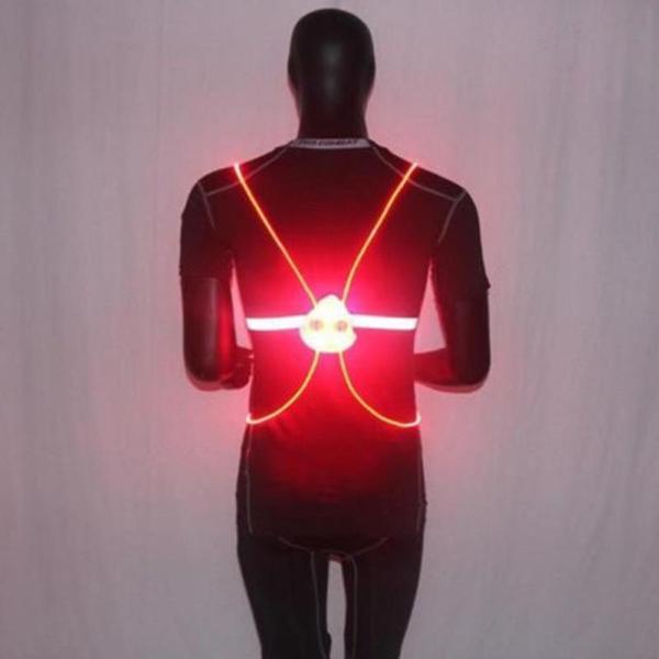 Reflective Lighted Safety Vest for Outdoor Activities