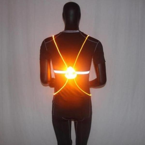 Reflective Lighted Safety Vest for Outdoor Activities