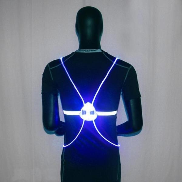 Reflective Lighted Safety Vest for Outdoor Activities