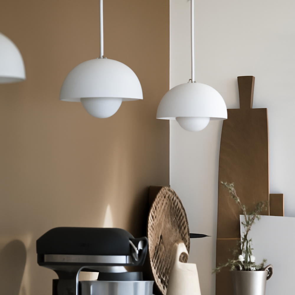 Colourful Half-Moon Pendant Hanging Light