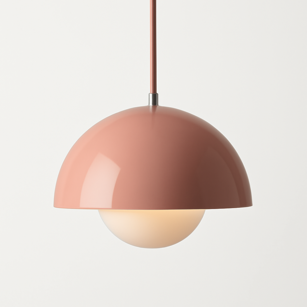 Colourful Half-Moon Pendant Hanging Light