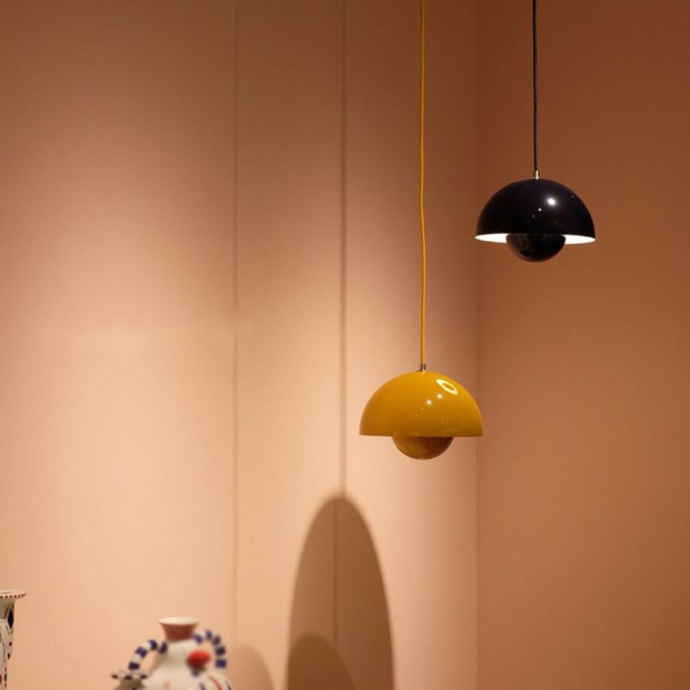 Colourful Half-Moon Pendant Hanging Light