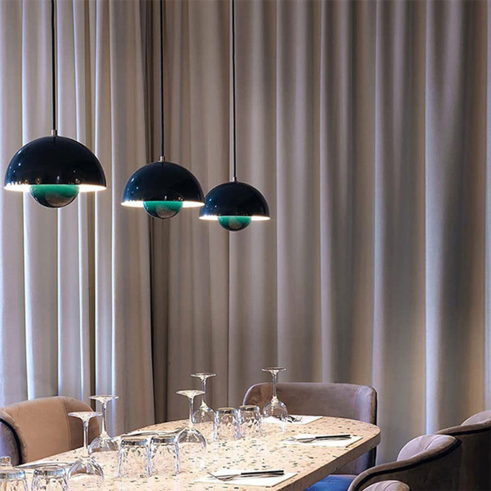 Colourful Half-Moon Pendant Hanging Light