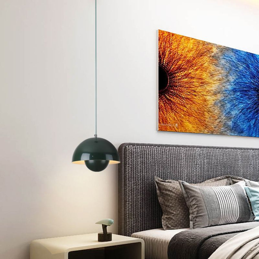Colourful Half-Moon Pendant Hanging Light