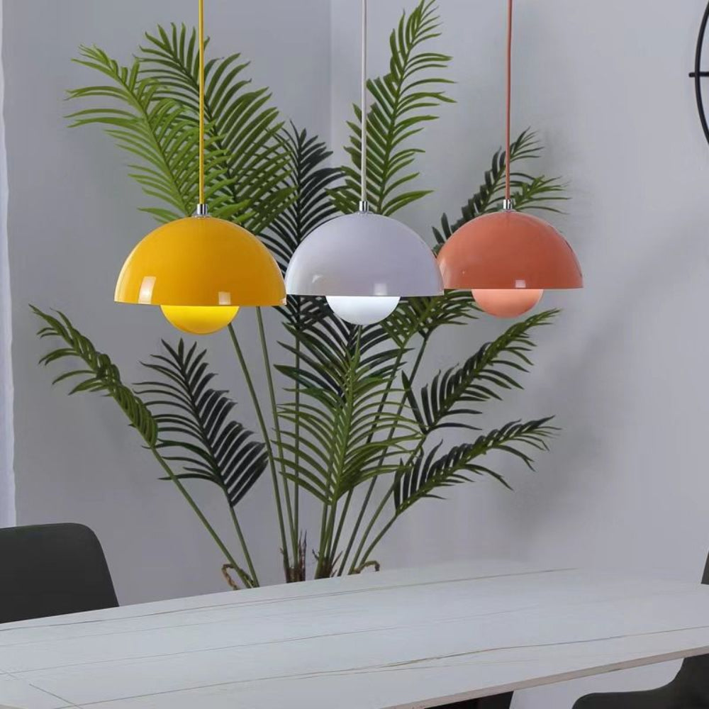 Colourful Half-Moon Pendant Hanging Light