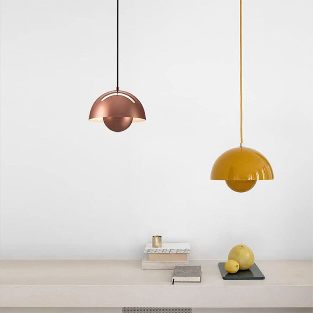 Colourful Half-Moon Pendant Hanging Light