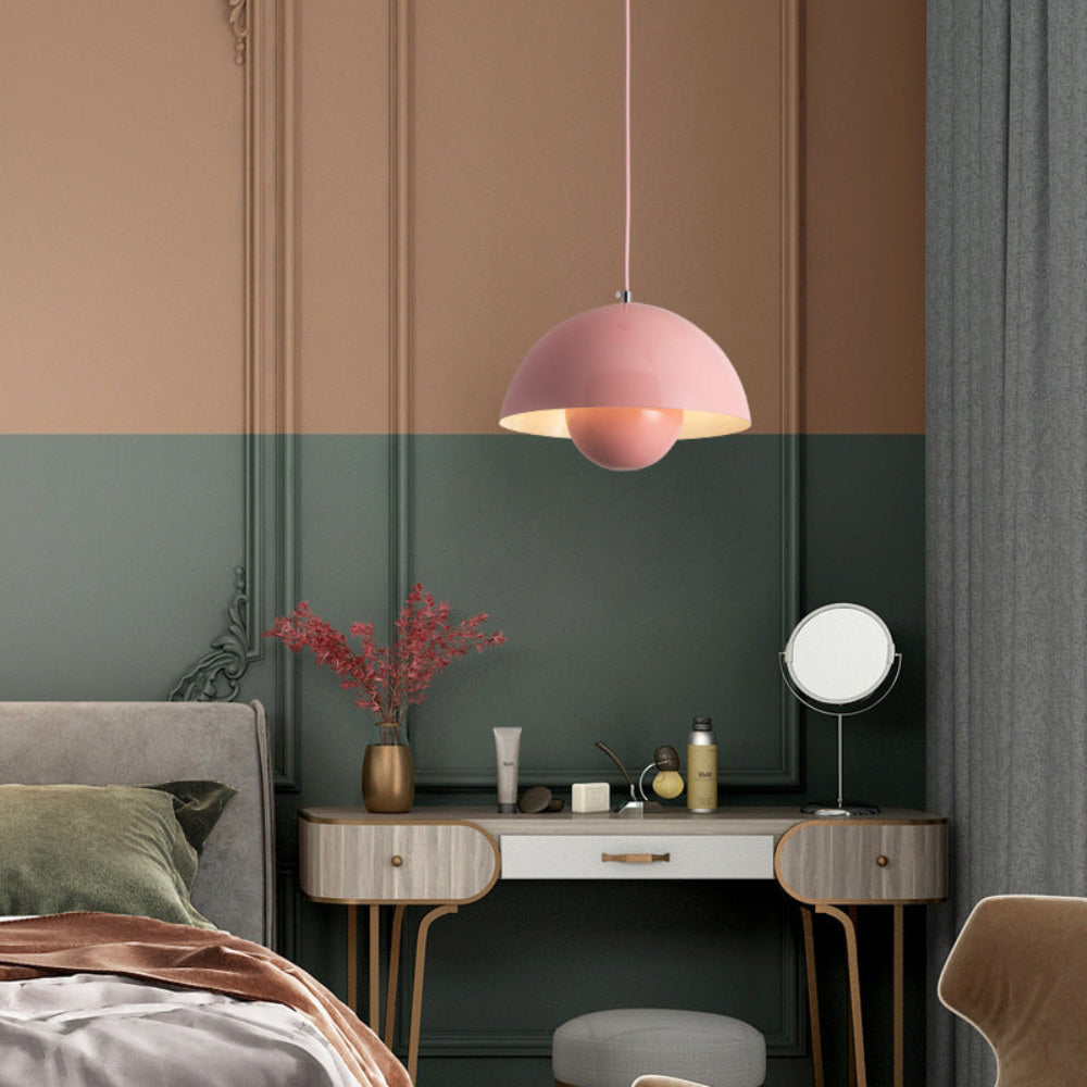 Colourful Half-Moon Pendant Hanging Light
