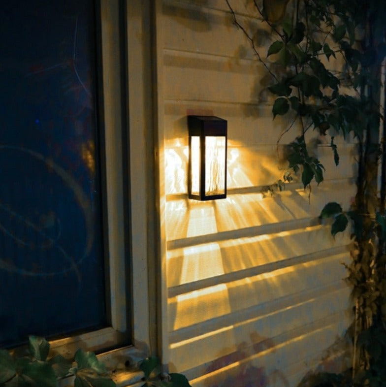 Solar Outdoor Wall Lamp with Sensor