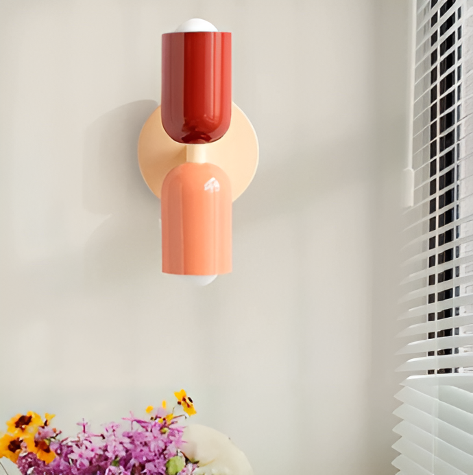 Cordless Colorful Retro LED Table Lamp – USB Rechargeable