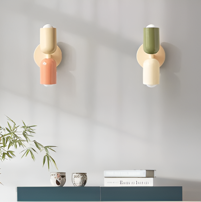 Cordless Colorful Retro LED Table Lamp – USB Rechargeable