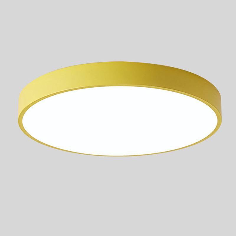 Slim Round Ceiling Light Modern Minimal Glow for Home Spaces