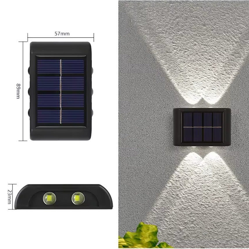 Outdoor Solar Wall Lights Modern Garden & Patio Lighting