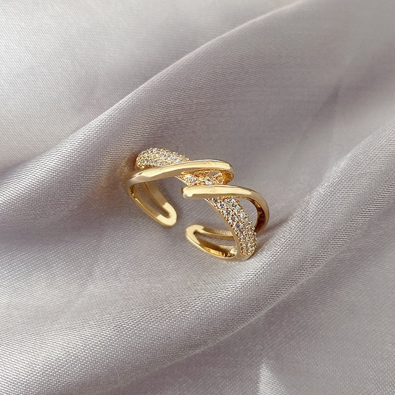 Personalised Geometric Adjustable Ring