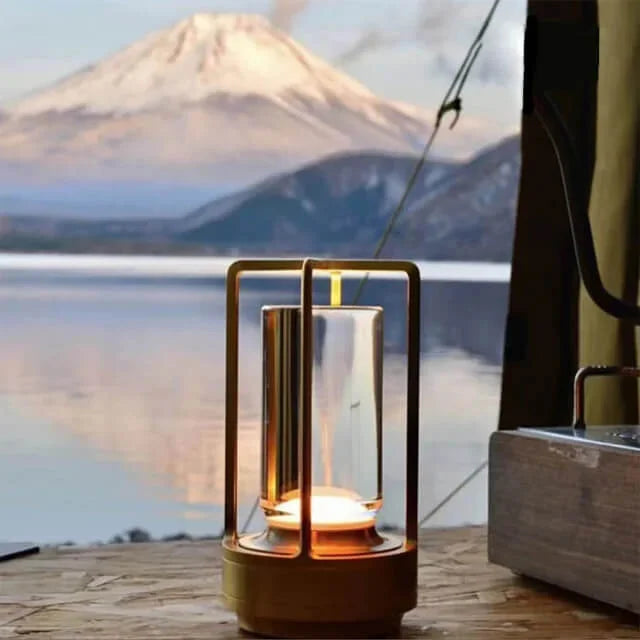 Vintage Style Table Lamp Rechargeable Touch Control LED Light