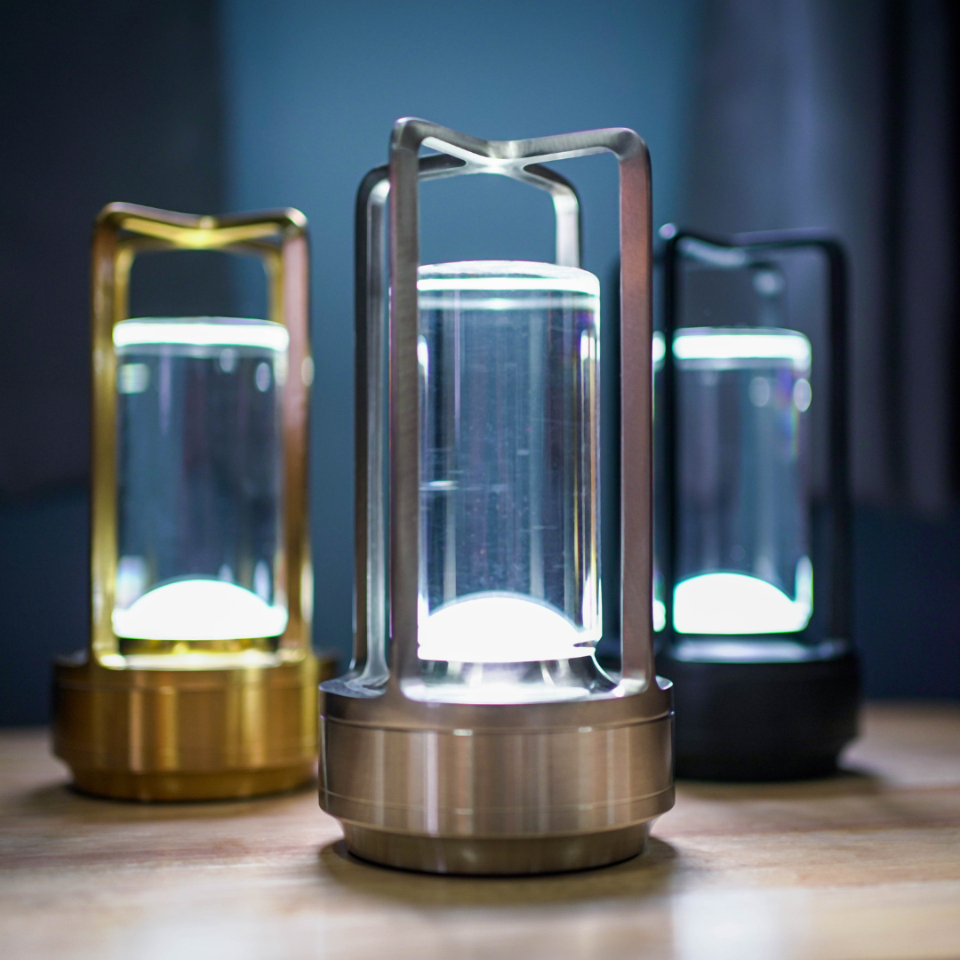 Vintage Style Table Lamp Rechargeable Touch Control LED Light