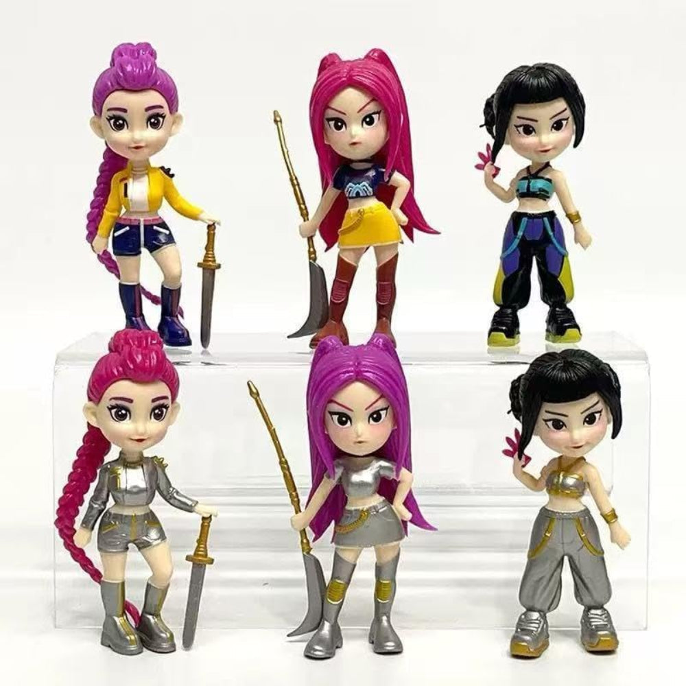 Kpop Action Figure Set Fantasy Character Collection Display