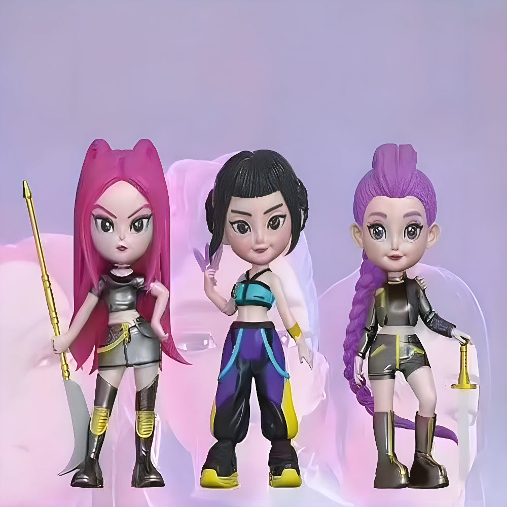 Kpop Action Figure Set Fantasy Character Collection Display