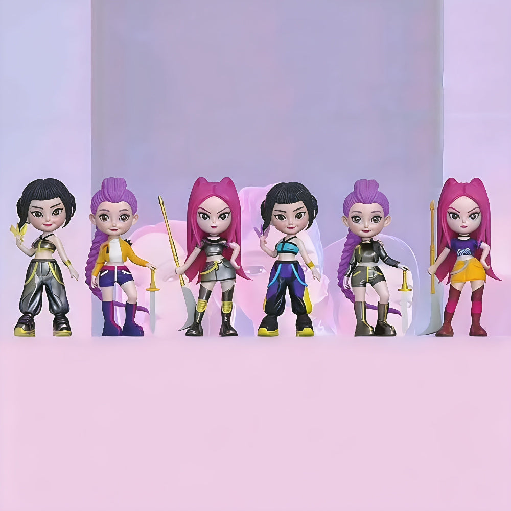 Kpop Action Figure Set Fantasy Character Collection Display