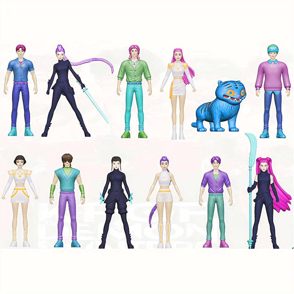 Kpop Action Figure Set Fantasy Character Collection Display