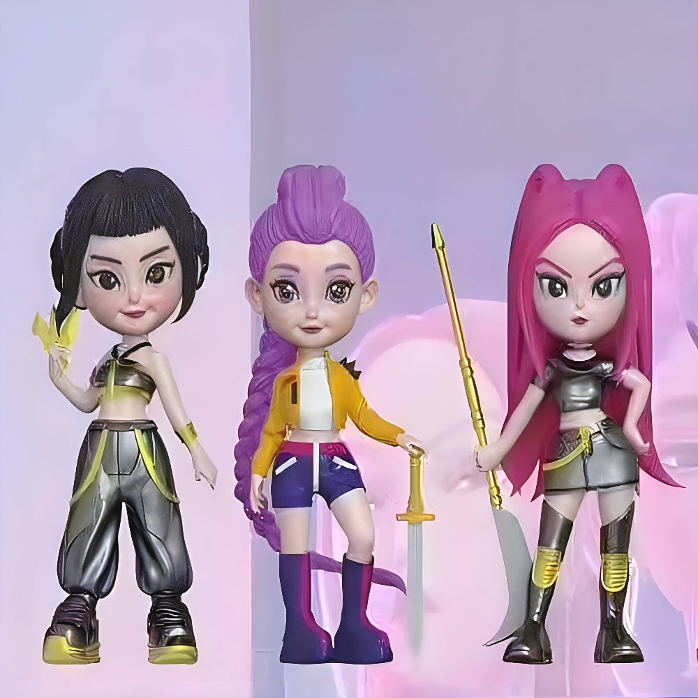 Kpop Action Figure Set Fantasy Character Collection Display