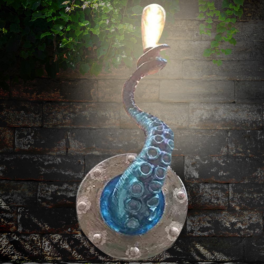 Sculptural Octopus Tentacle Style Decorative Wall Light