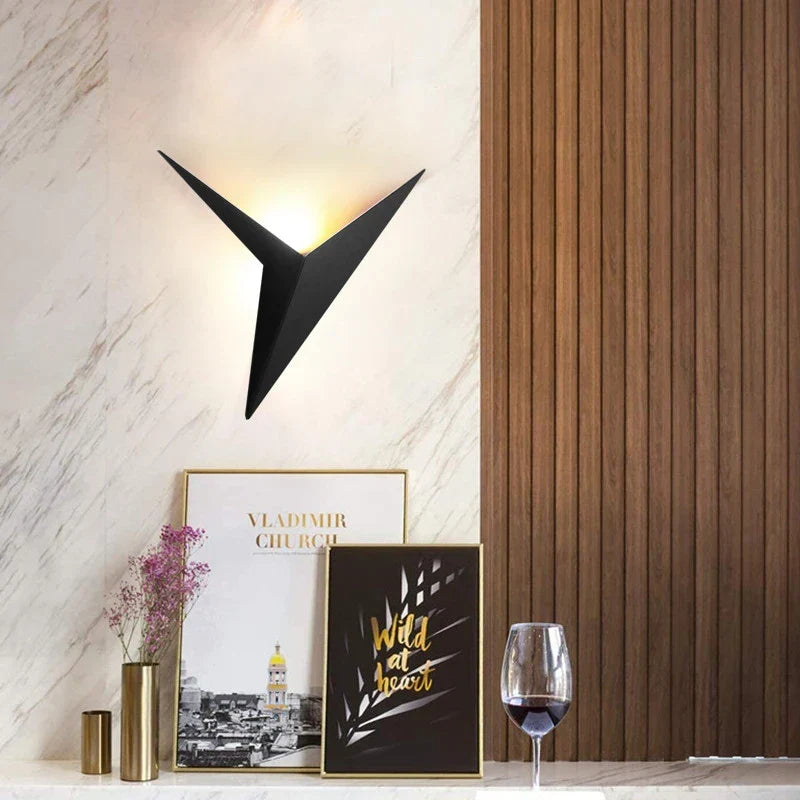 Luxury Wall Lights with Sleek Triangular Design