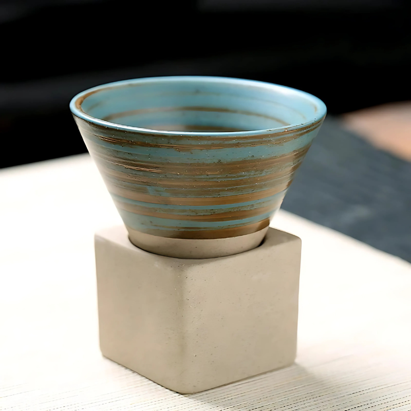 2‑Piece Traditional Mug Set with Artful Glaze