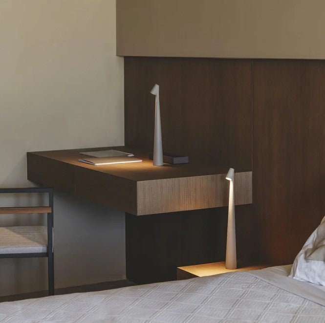 Portable Table Lamp Adjustable Brightness Compact Lighting
