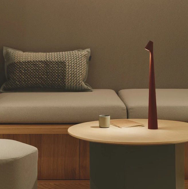 Portable Table Lamp Adjustable Brightness Compact Lighting