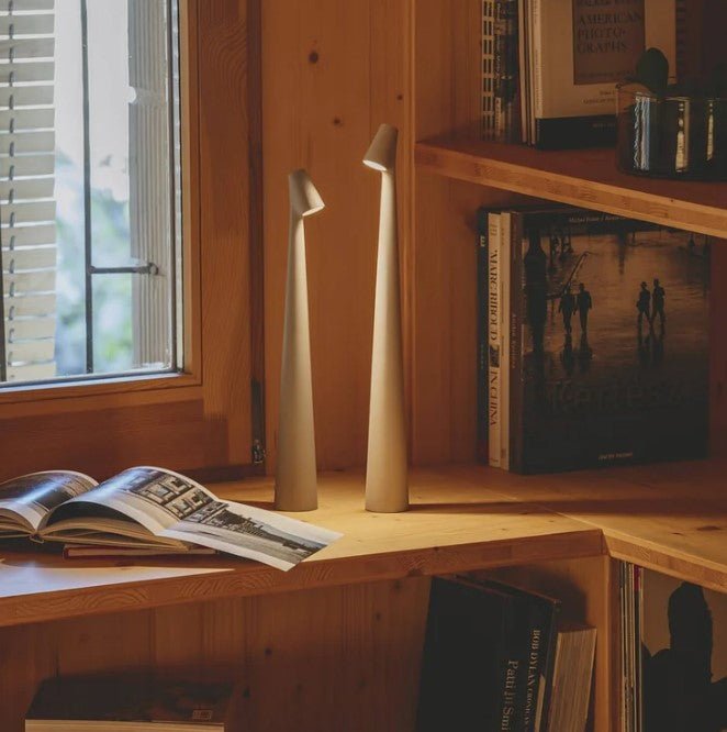 Portable Table Lamp Adjustable Brightness Compact Lighting