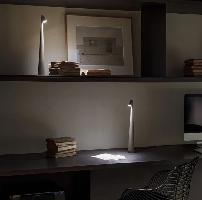 Portable Table Lamp Adjustable Brightness Compact Lighting