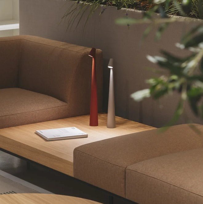 Portable Table Lamp Adjustable Brightness Compact Lighting