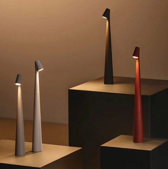 Portable Table Lamp Adjustable Brightness Compact Lighting