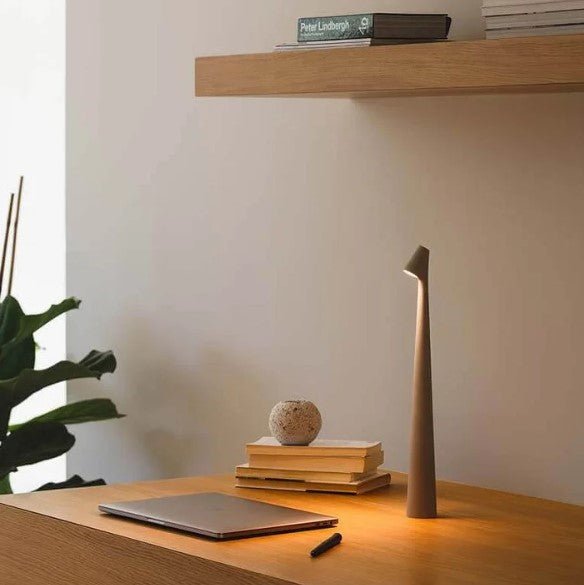 Portable Table Lamp Adjustable Brightness Compact Lighting