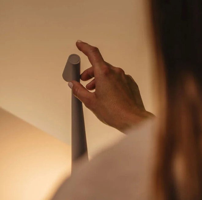 Portable Table Lamp Adjustable Brightness Compact Lighting