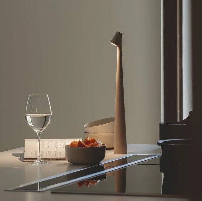 Portable Table Lamp Adjustable Brightness Compact Lighting