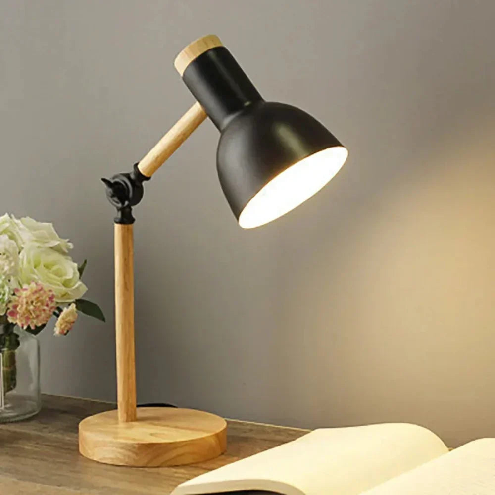 Modern Nordic Adjustable Swing Arm Desk Lamp Compact Reading Light