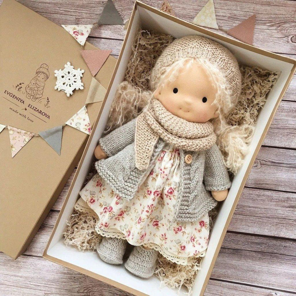 Kids Waldorf Handcafed Doll Soft Plush Play Companion