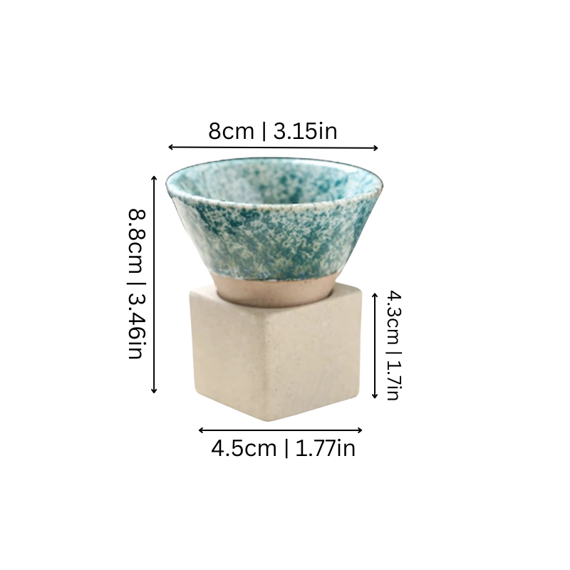 2‑Piece Traditional Mug Set with Artful Glaze