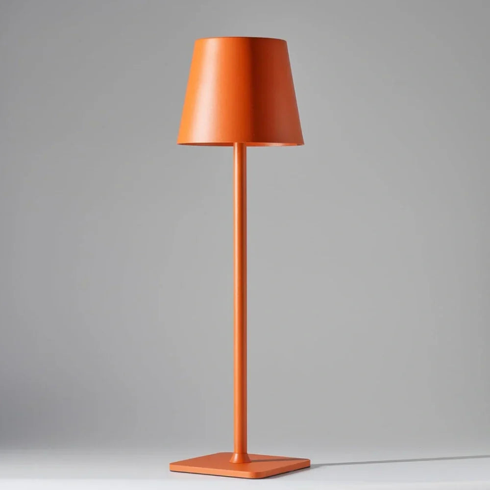 Tall Dimmable Table Lamp Touch‑Control Rechargeable LED Light