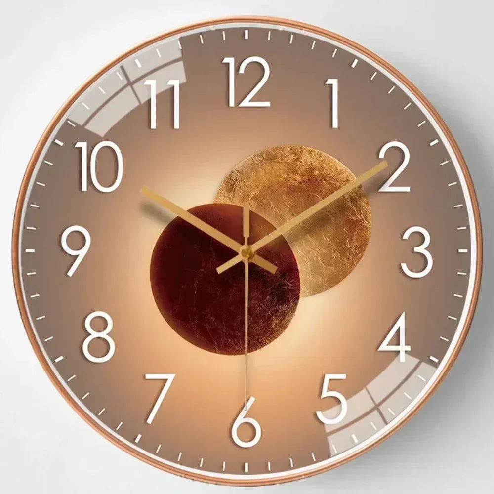 Silent Wall Clock Minimalist Quiet Timepiece for Home Interiors