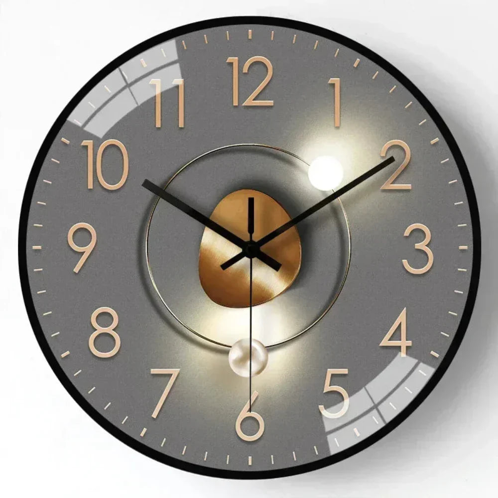 Silent Wall Clock Minimalist Quiet Timepiece for Home Interiors