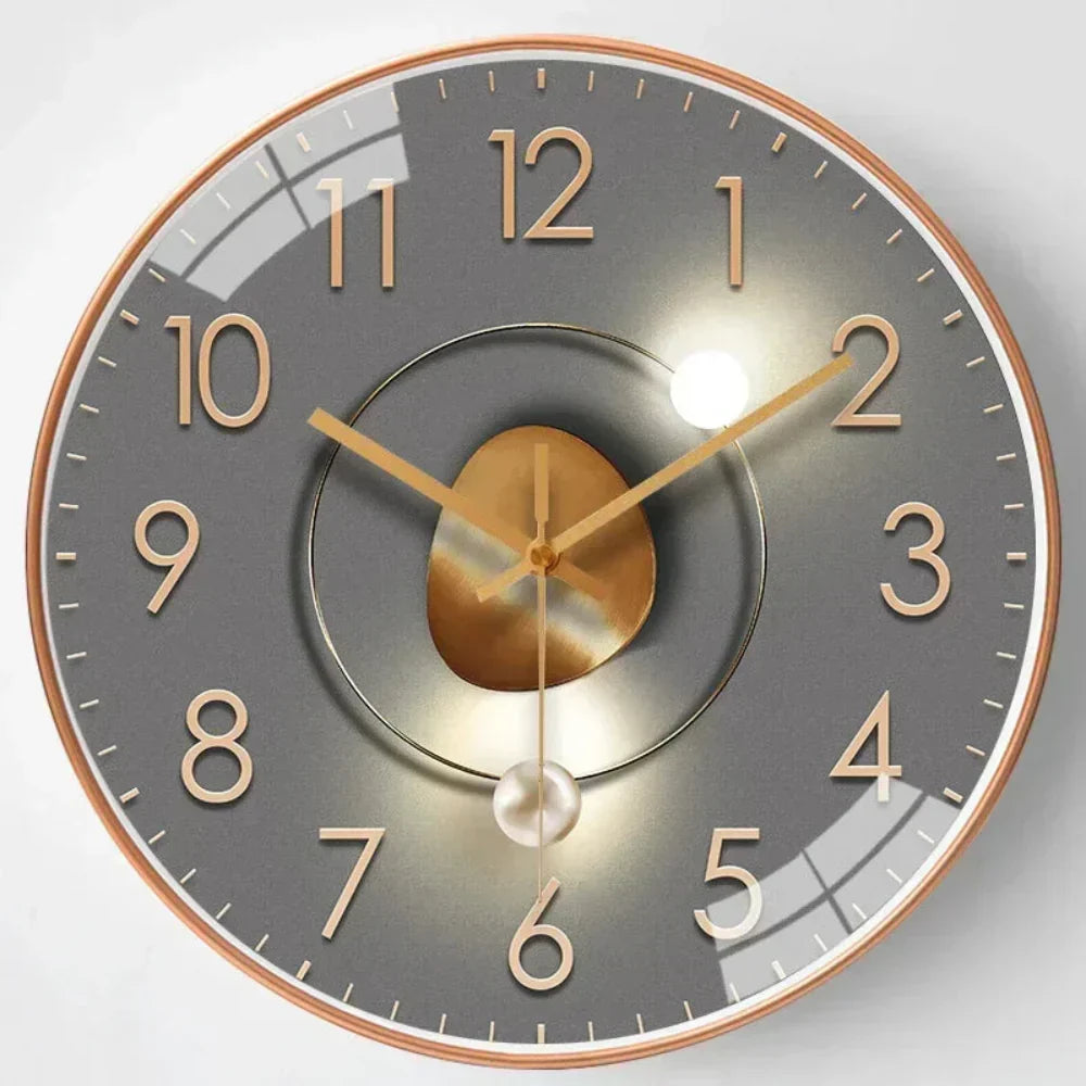 Silent Wall Clock Minimalist Quiet Timepiece for Home Interiors